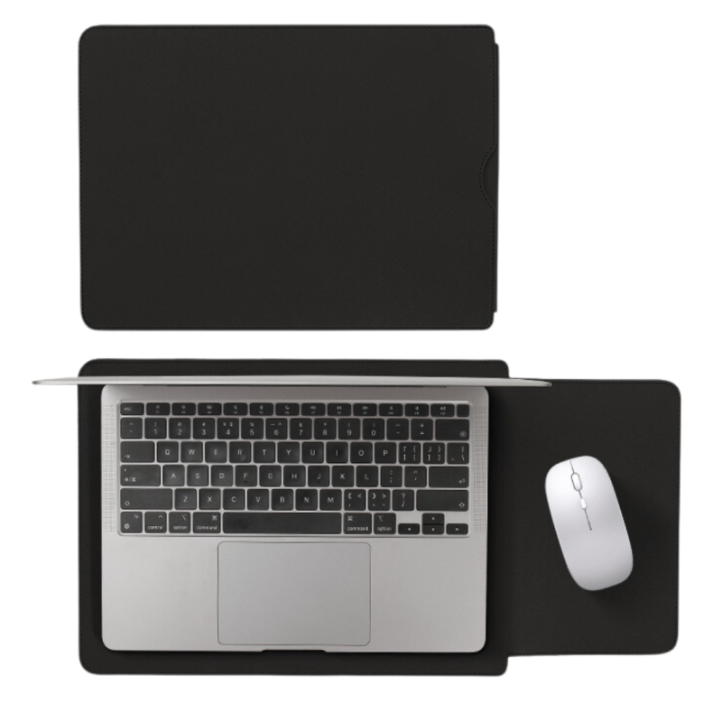 Sac en Cuir PU pour Ordinateur Portable 15 - 16 Pouces - Noir — ECO · Smarty Paris 18e